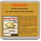 Sofort Geld-r Ihre gebrauchten CDs, DVDs, Bcher, Spiele & Konsolen